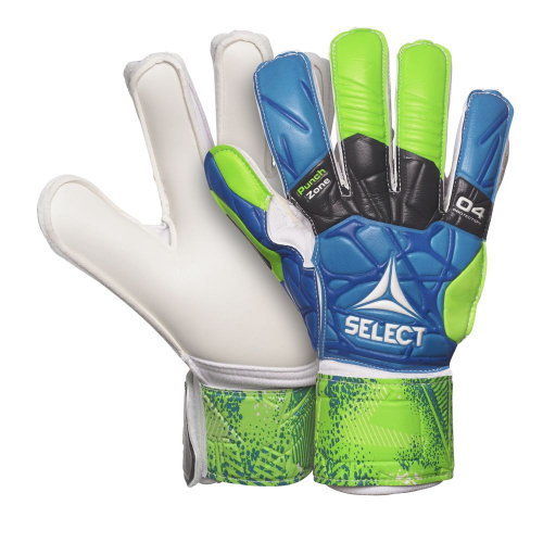 Рукавиці воротарські SELECT 04 Kids Protection (332) син/зелен/білий, 4