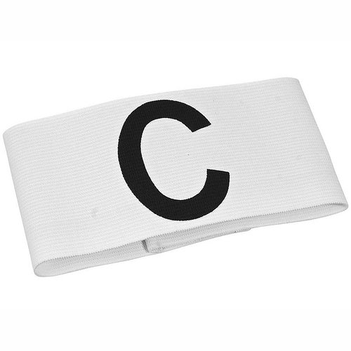 Капитанская повязка SELECT Captain's band (velcro) (001) білий, junior