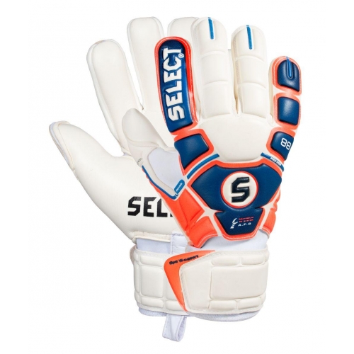 Рукавиці воротарські SELECT 88 Pro Grip біл/син/помаран, 9,5