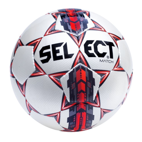 Мяч футбольный SELECT Match DB (FIFA Basic) бел/сер/красный, 4