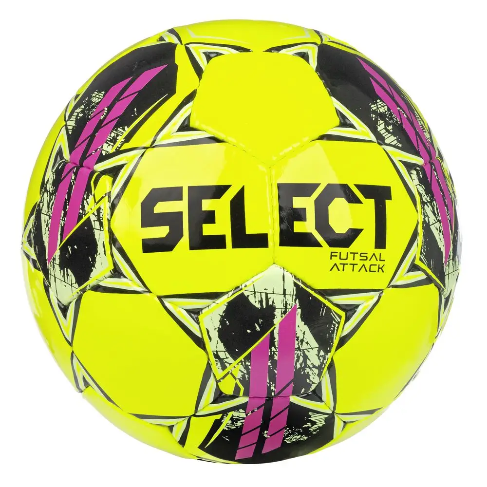 Мяч футзальный SELECT Futsal Attack v22 жовт/рожев, 4