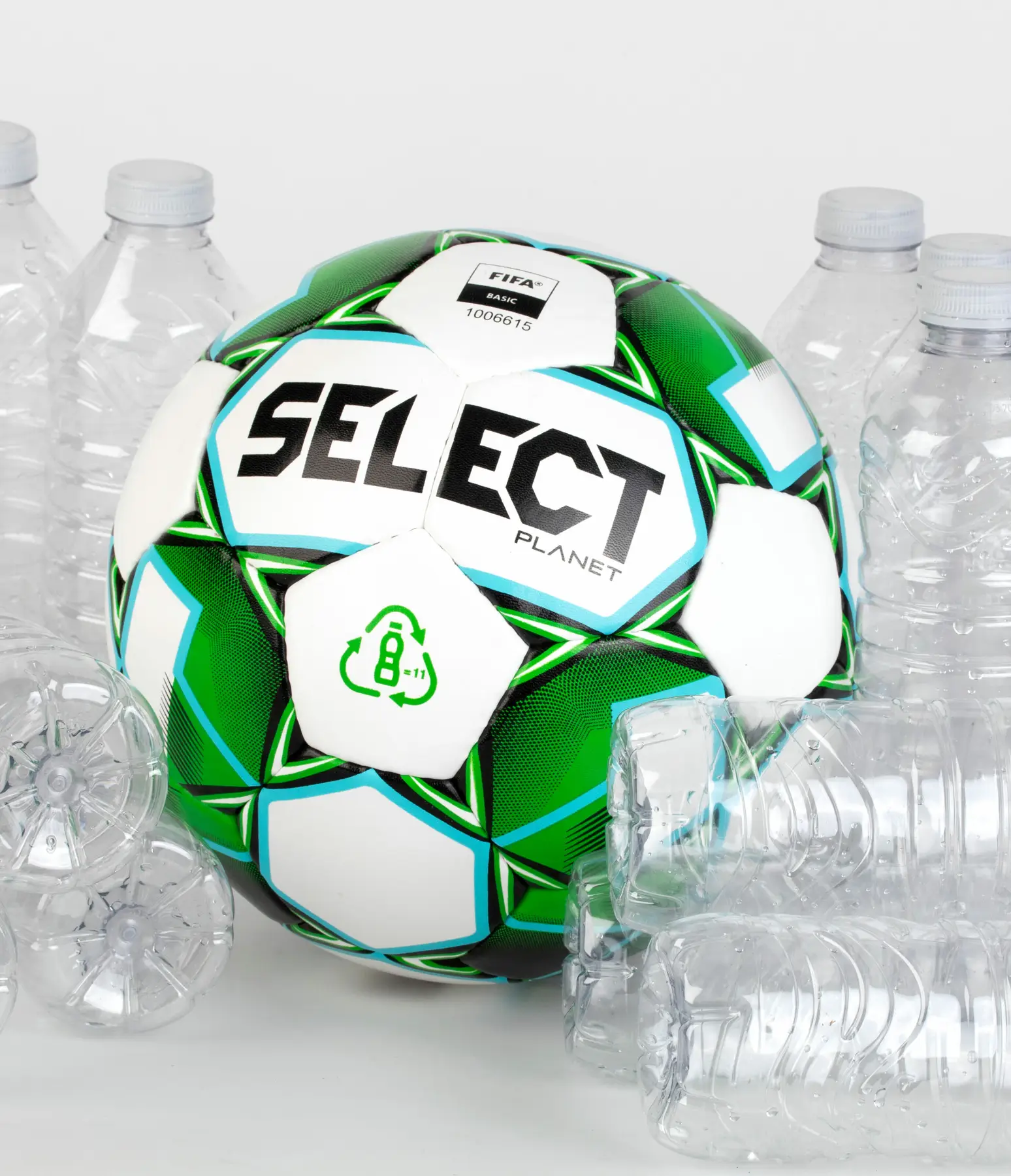 М’яч футбольний SELECT Planet FIFA (928) біл/зел, 5