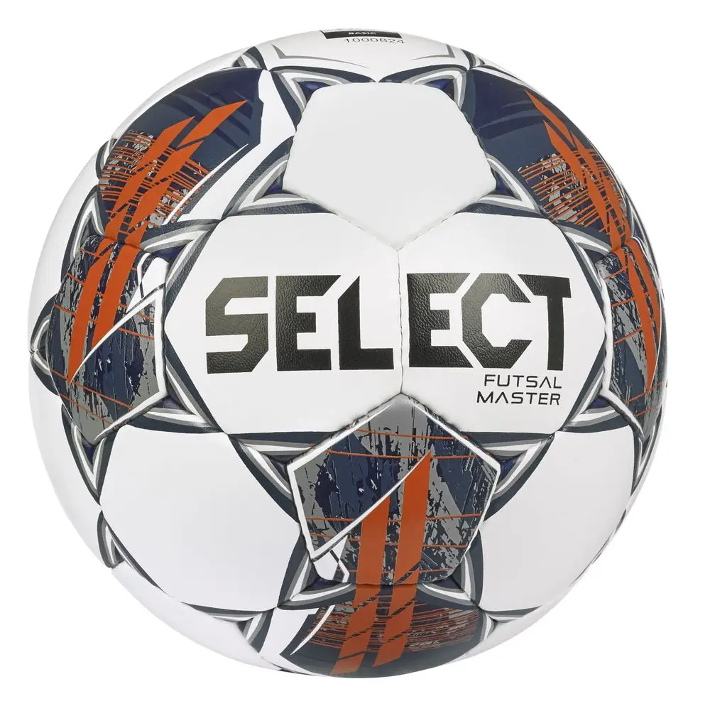 М’яч футзальний SELECT Futsal Master (FIFA Basic) v22 біло/помаранч, grain, 4