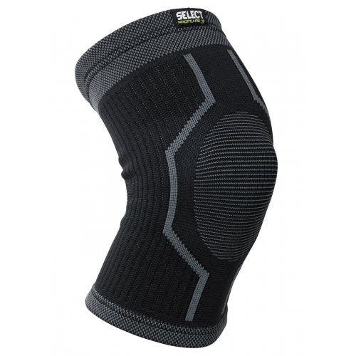 Наколенник SELECT Elastic Knee support  чорн/сірий, XL фото товара