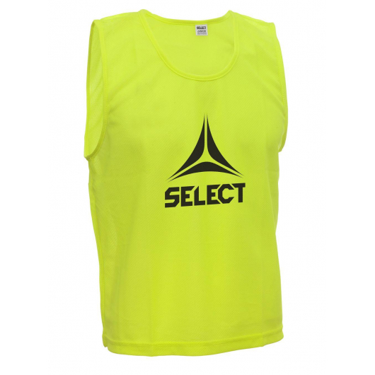 Манішка SELECT BIB BASIC BIG logo  жовтий, senior фото товару