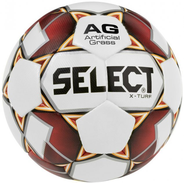 М'яч футбольний B-GR SELECT FB X-TURF біло/червон, 4