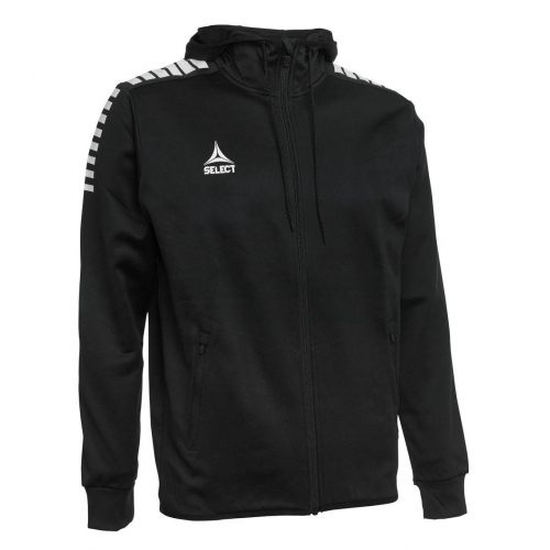 Спортивна куртка SELECT Monaco zip hoodie  чорний, XXL фото товару