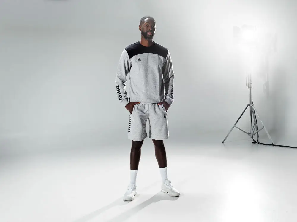 Світшот SELECT Oxford Sweat (968) сіро/чорн, S