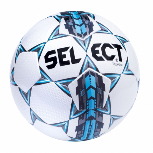 М’яч футбольний SELECT Team IMS  біл/сір/блакит, 5 фото товару