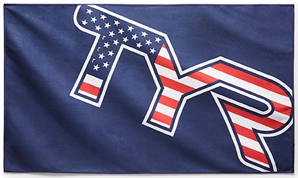 Cпортивний рушник TYR USA Microfiber Sport Towel, Синий, Navy