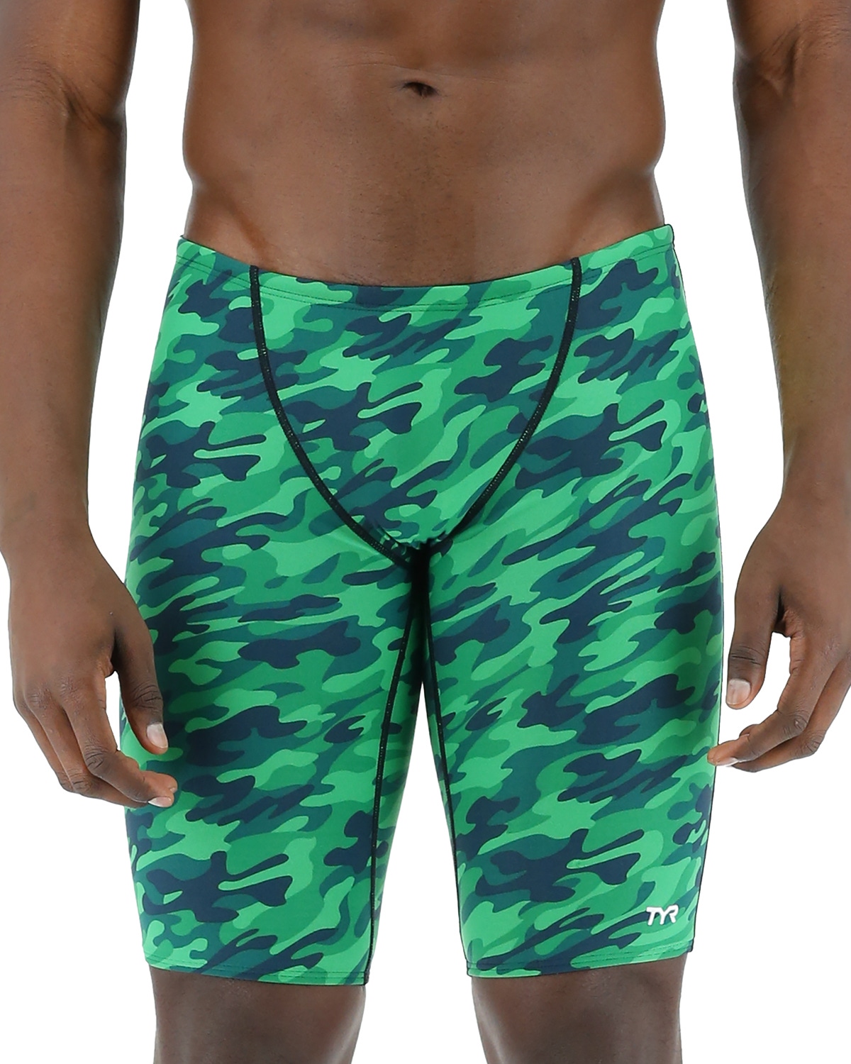 Чоловічі плавки-джаммери TYR Men's Camo Jammer, Green, 28, Green