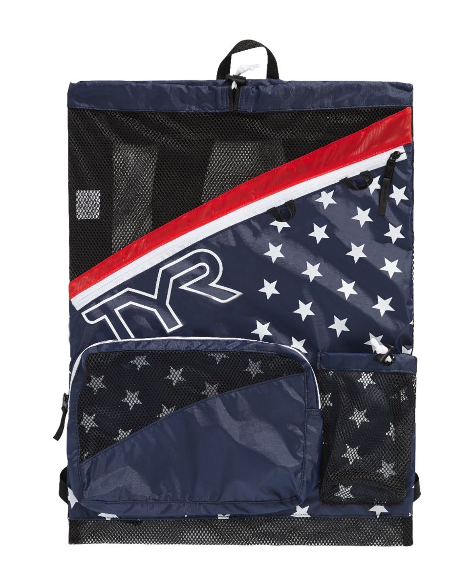 Рюкзак-мішокTYR Elite Team Mesh, Красный/Синий, Red/ Navy