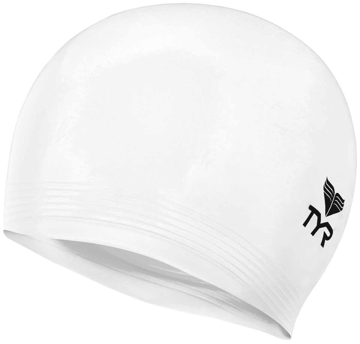 Шапочка для плавання TYR Solid Latex Jr Swim Cap, White, Onesize, White