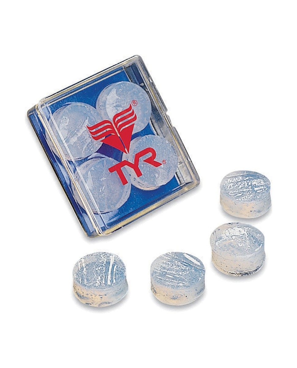 Беруші TYR Soft Silicone Ear Plugs, Білий, Clear