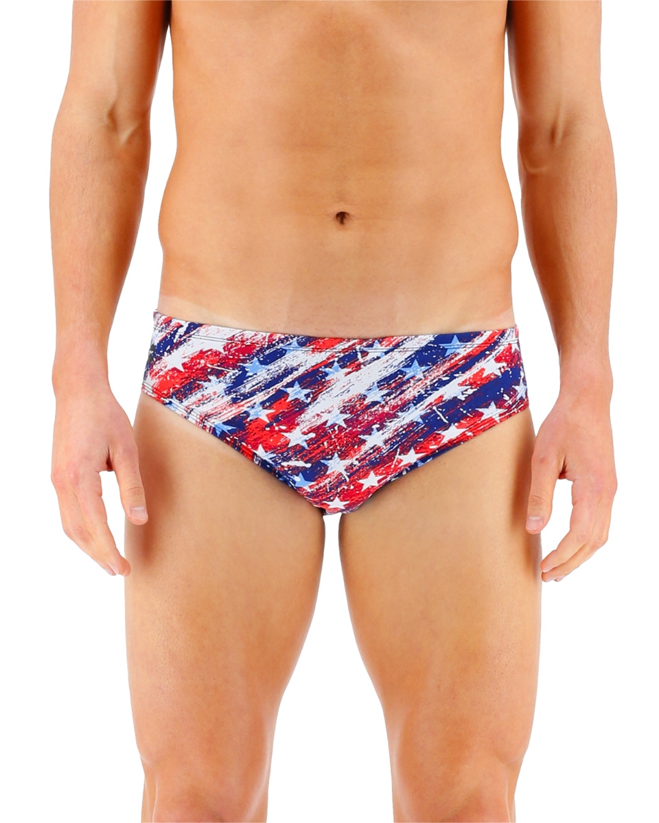 Чоловічі плавки TYR Men's Homeland Racer, Red/White/Blue, 26, Red/White/Blue