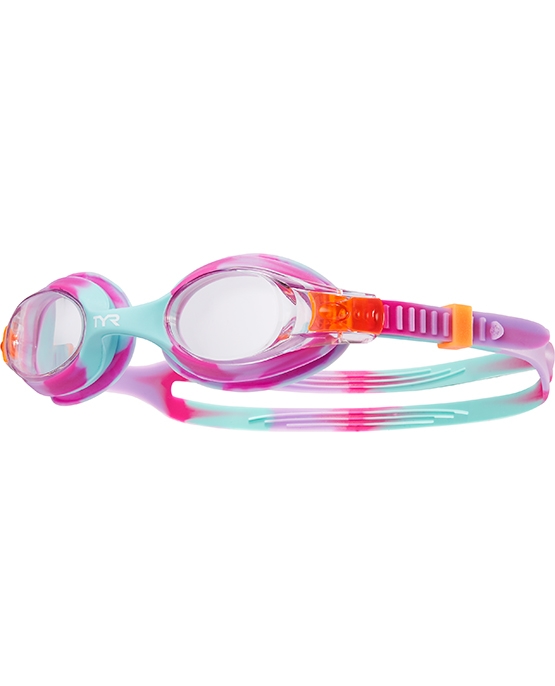 Окуляри TYR Swimple Tie Dye Kids, Clear/Pink/Mint