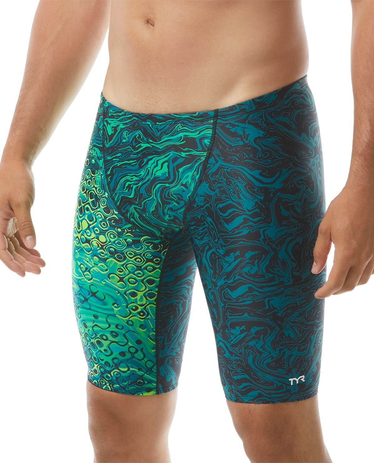 Чоловічі плавки-джаммери TYR Men’s Chroma Jammer, Зелений, 30, Green