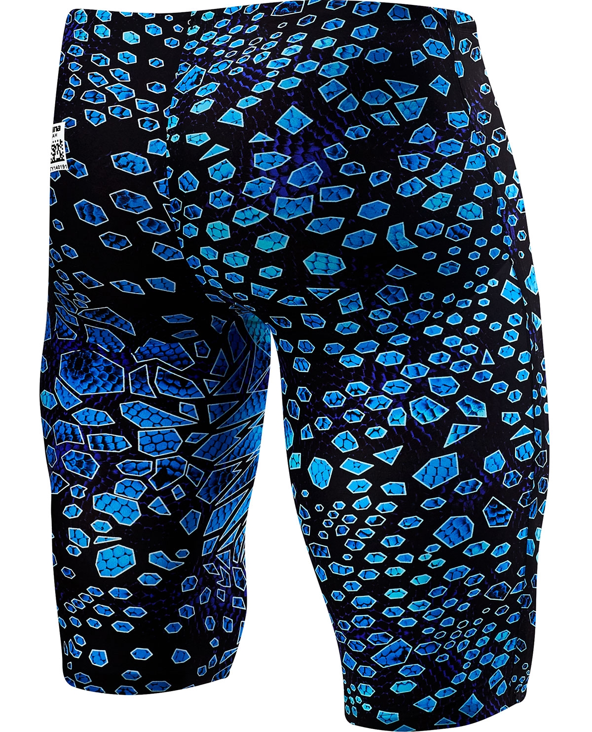 Стартові плавки TYR Men’s Avictor® Venom High Jammer, Синий, 32, BLK/BLUE