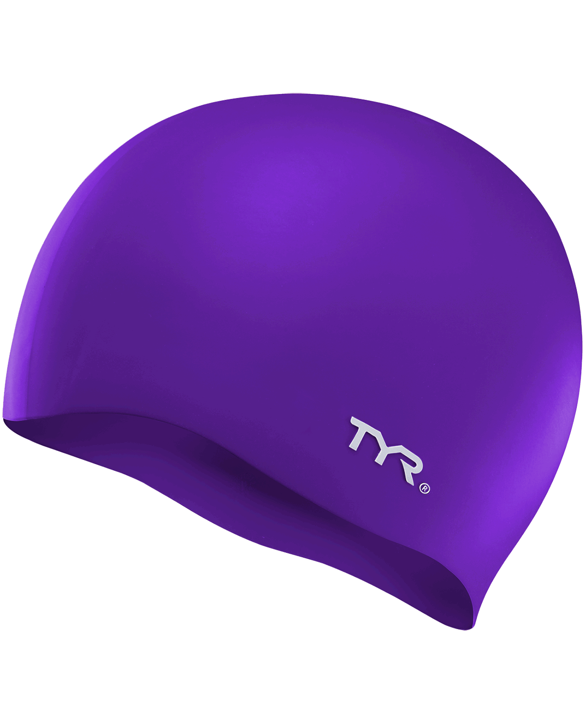 Шапочка для плавання TYR Wrinkle Free Silicone Swim Cap, Purple, Onesize, Purple