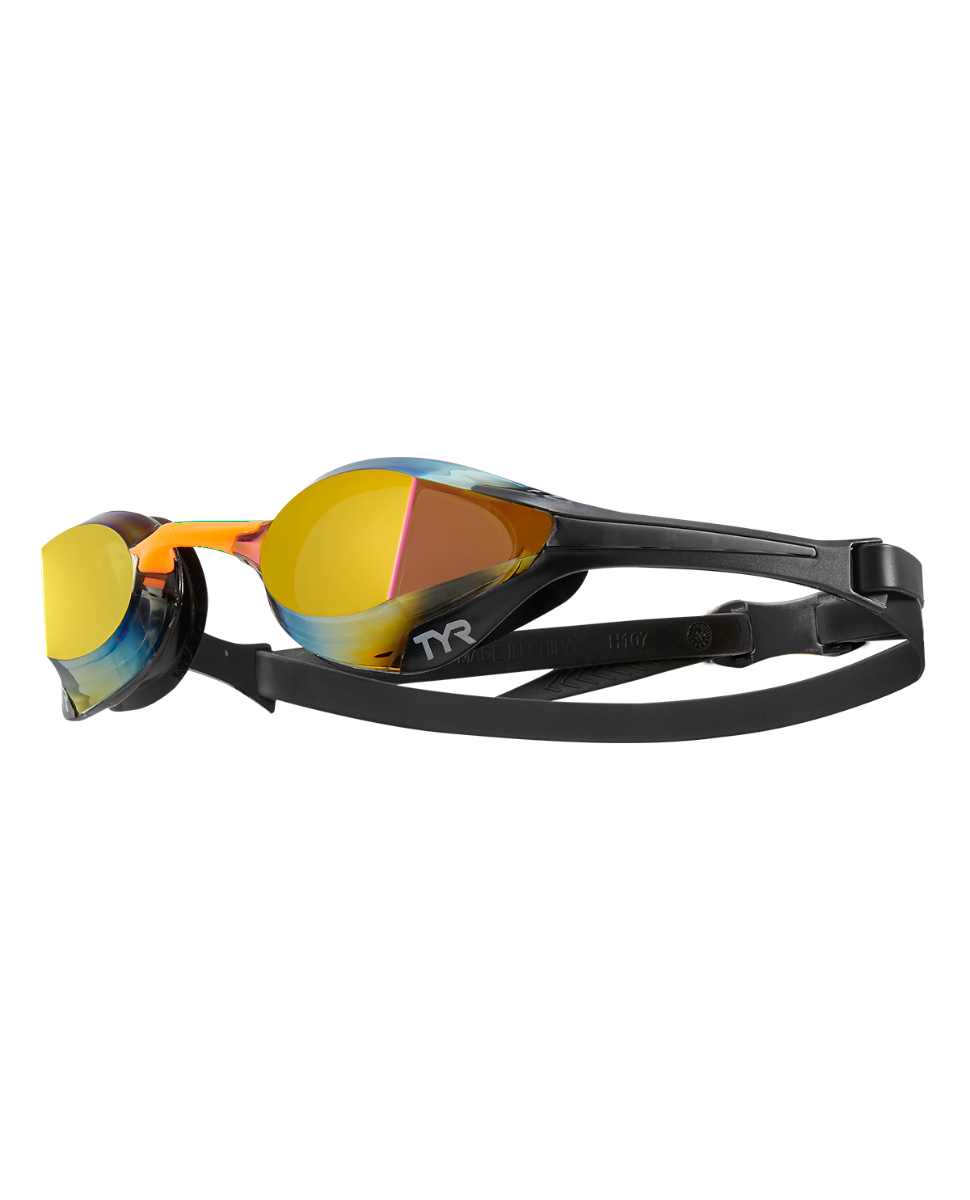 Окуляри TYR Tracer-X Elite Mirrored Racing, Gold/Orange