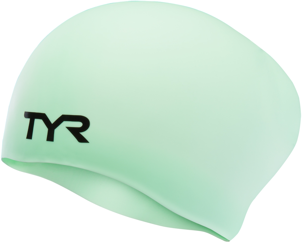 Шапочка для плавання TYR Long Hair Wrinkle Free Silicone Cap, Mint, Onesize, Mint