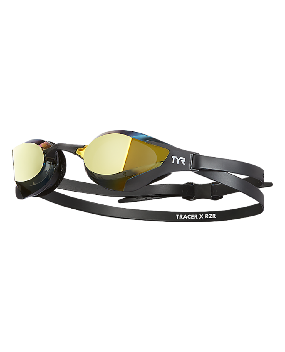 Окуляри TYR Tracer-X RZR Mirrored Racing, Gold/Black/Black