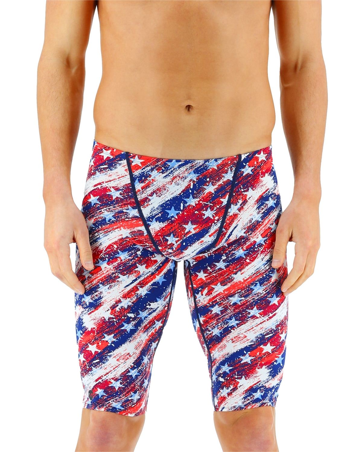 Чоловічі плавки-джаммери TYR Mens' Homeland Jammer, Red/White/Blue, 26, Red/White/Blue