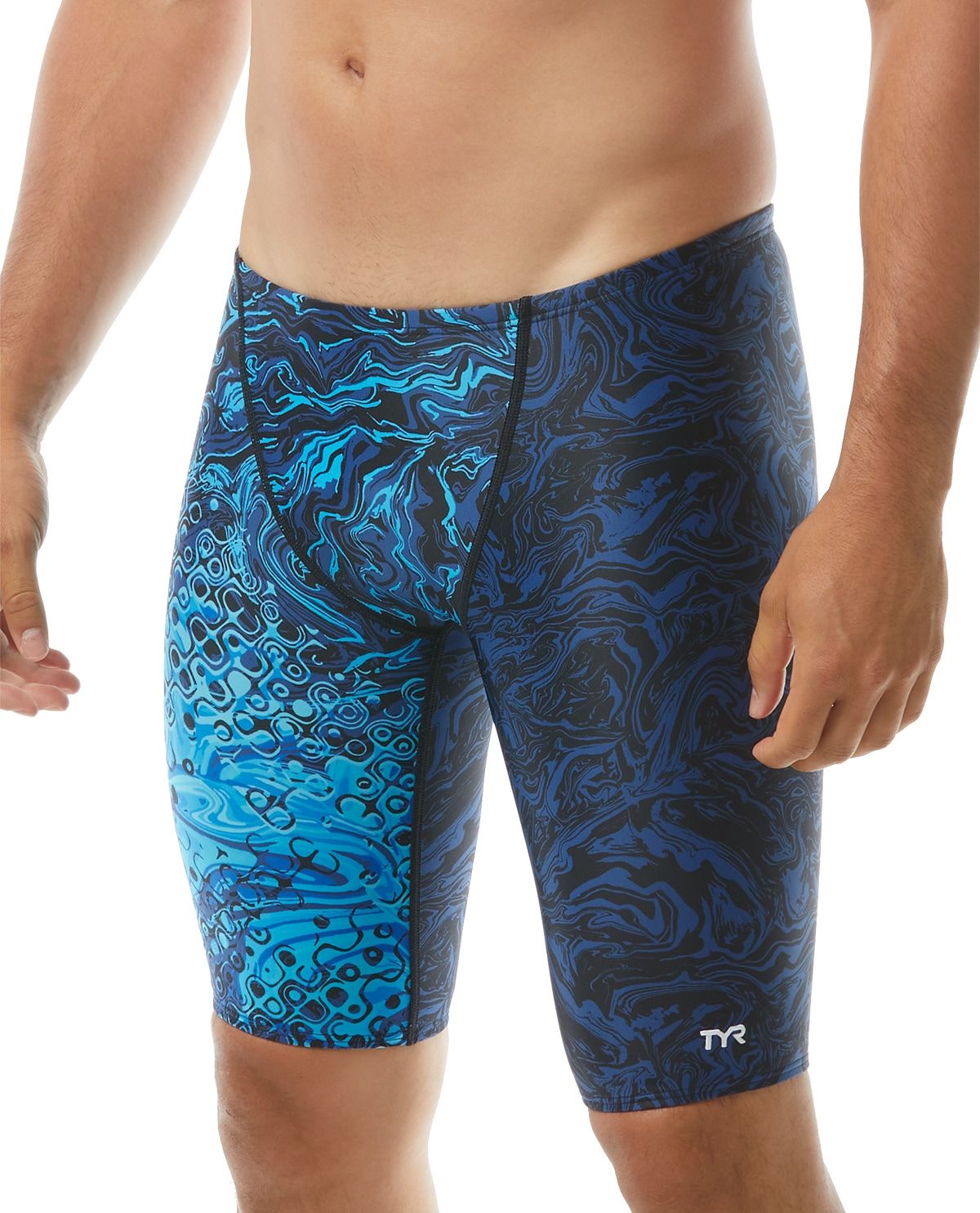 Чоловічі плавки-джаммери TYR Men’s Chroma Jammer, Синий, 34, Blue