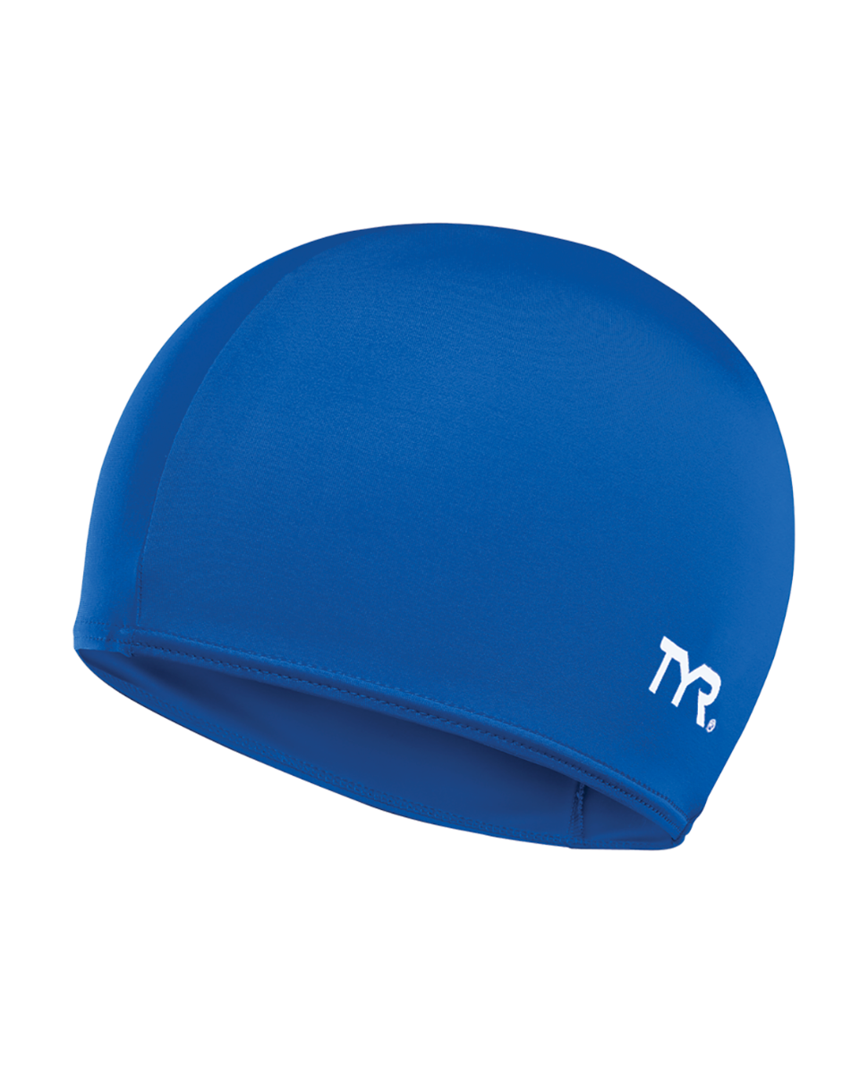 Шапочка для плавання TYR Solid Lycra Swim Cap, Royal, Onesize, Royal