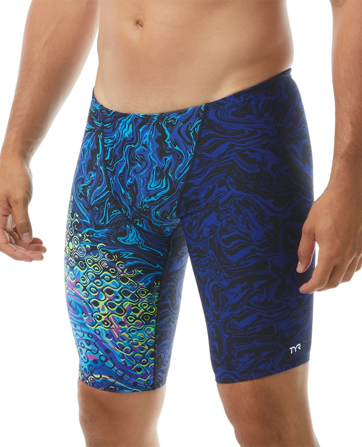 Чоловічі плавки-джаммери TYR Men’s Chroma Jammer, Синий, 34, Blue