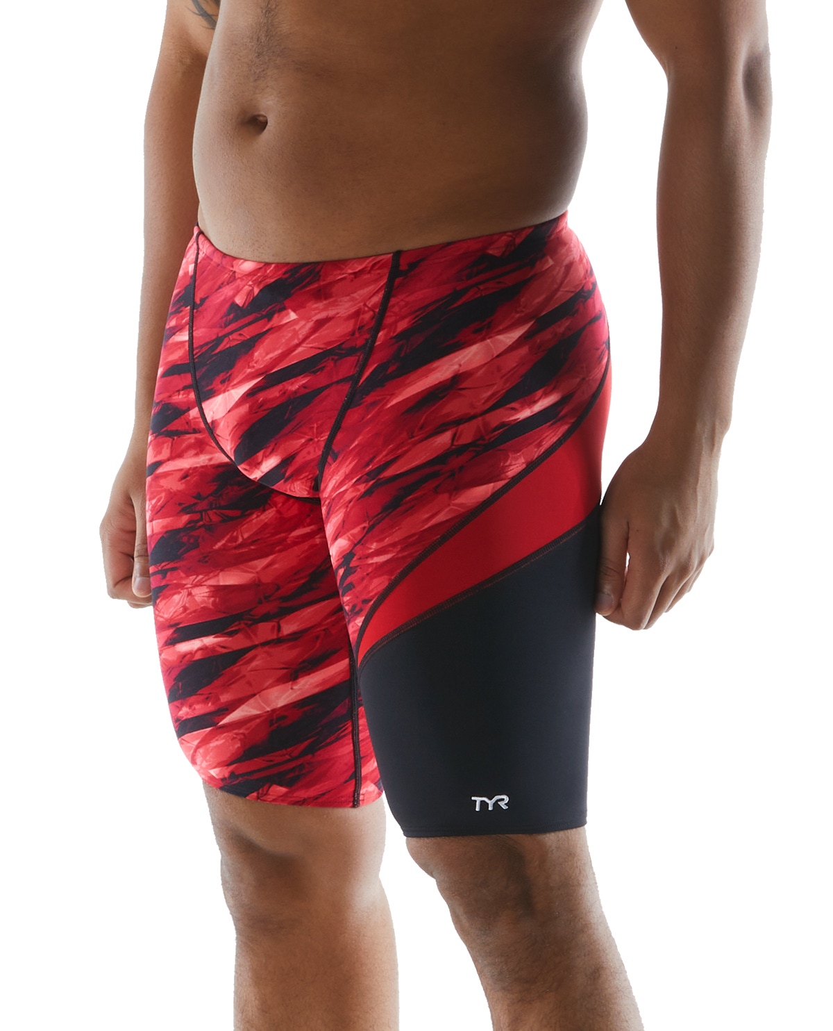 Чоловічі плавки-джаммери TYR Men's Virtic Wave Jammer, Red, 34, Red