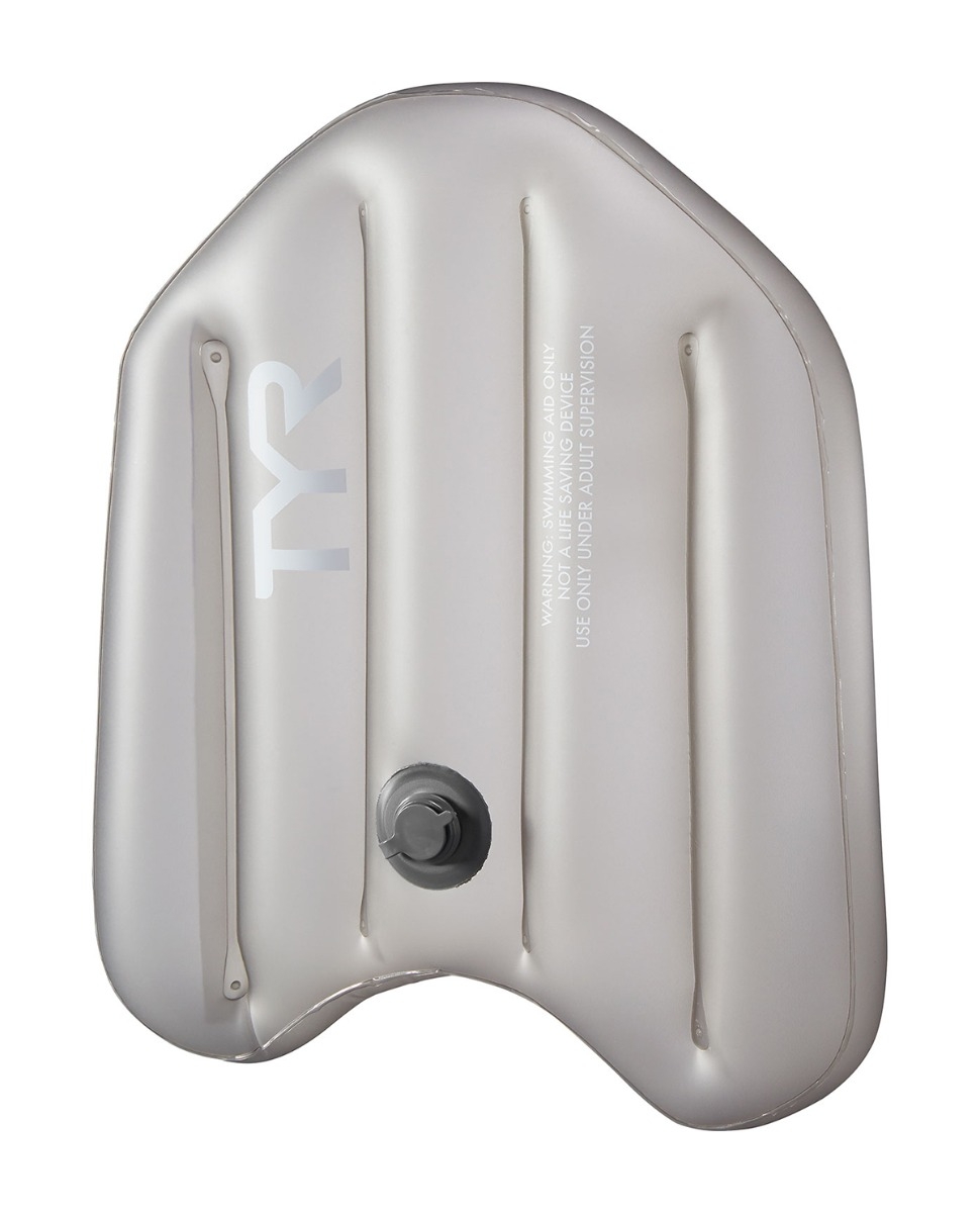 Дошка для плавання TYR Inflatable Kickboard, серый, GREY