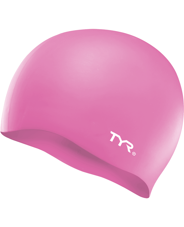 Шапочка для плавання TYR Wrinkle Free Junior Silicone Swim Cap, Pink, Onesize, Pink