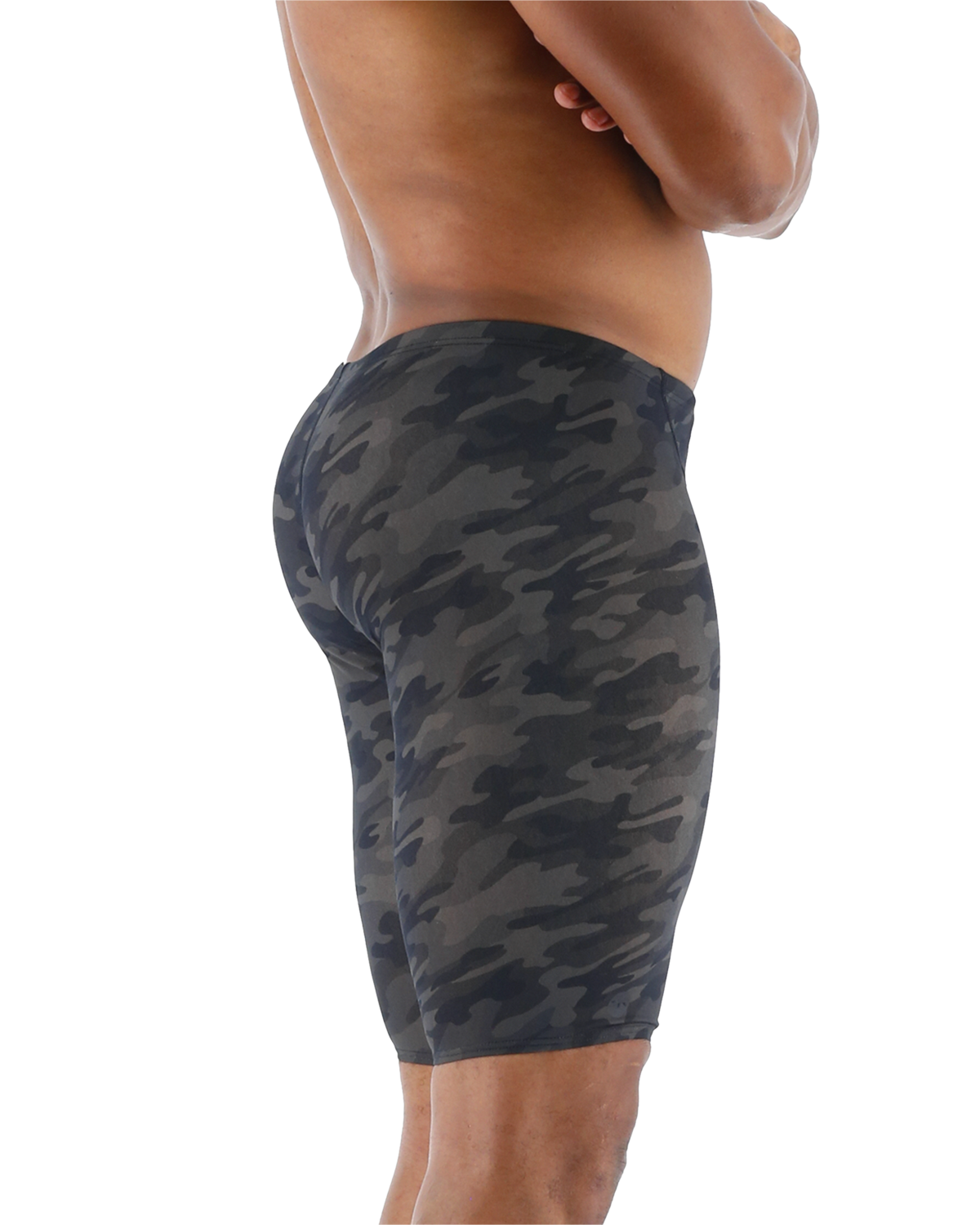 Чоловічі плавки-джаммери TYR Mens' Blackout Camo Jammer, Black, 26, Black