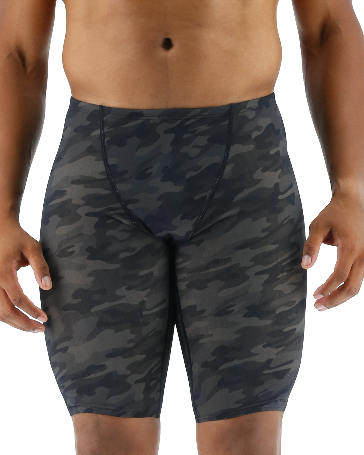 Чоловічі плавки-джаммери TYR Mens' Blackout Camo Jammer, Black, 26, Black