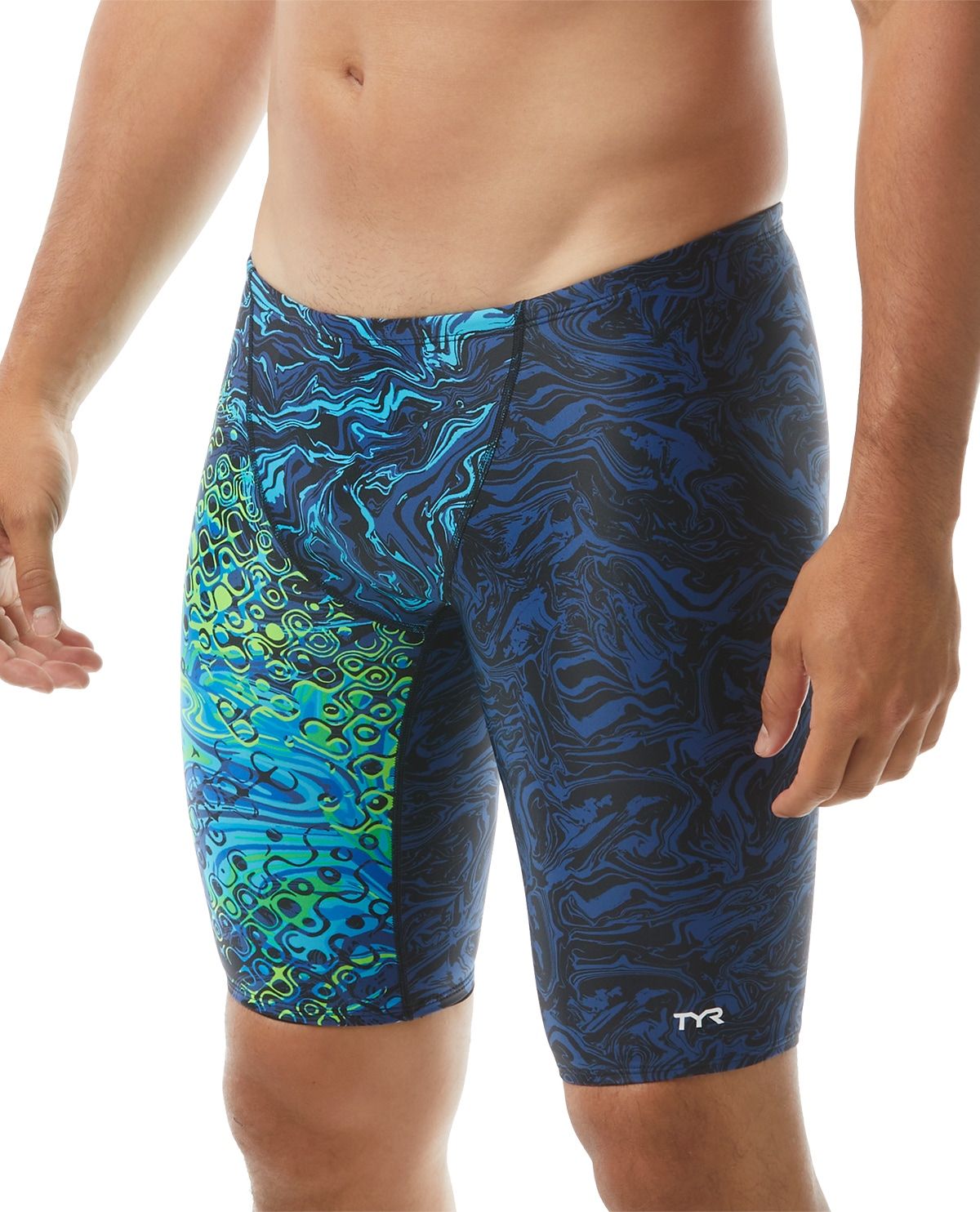 Чоловічі плавки-джаммери TYR Men’s Chroma Jammer, Синий, 36, Blue