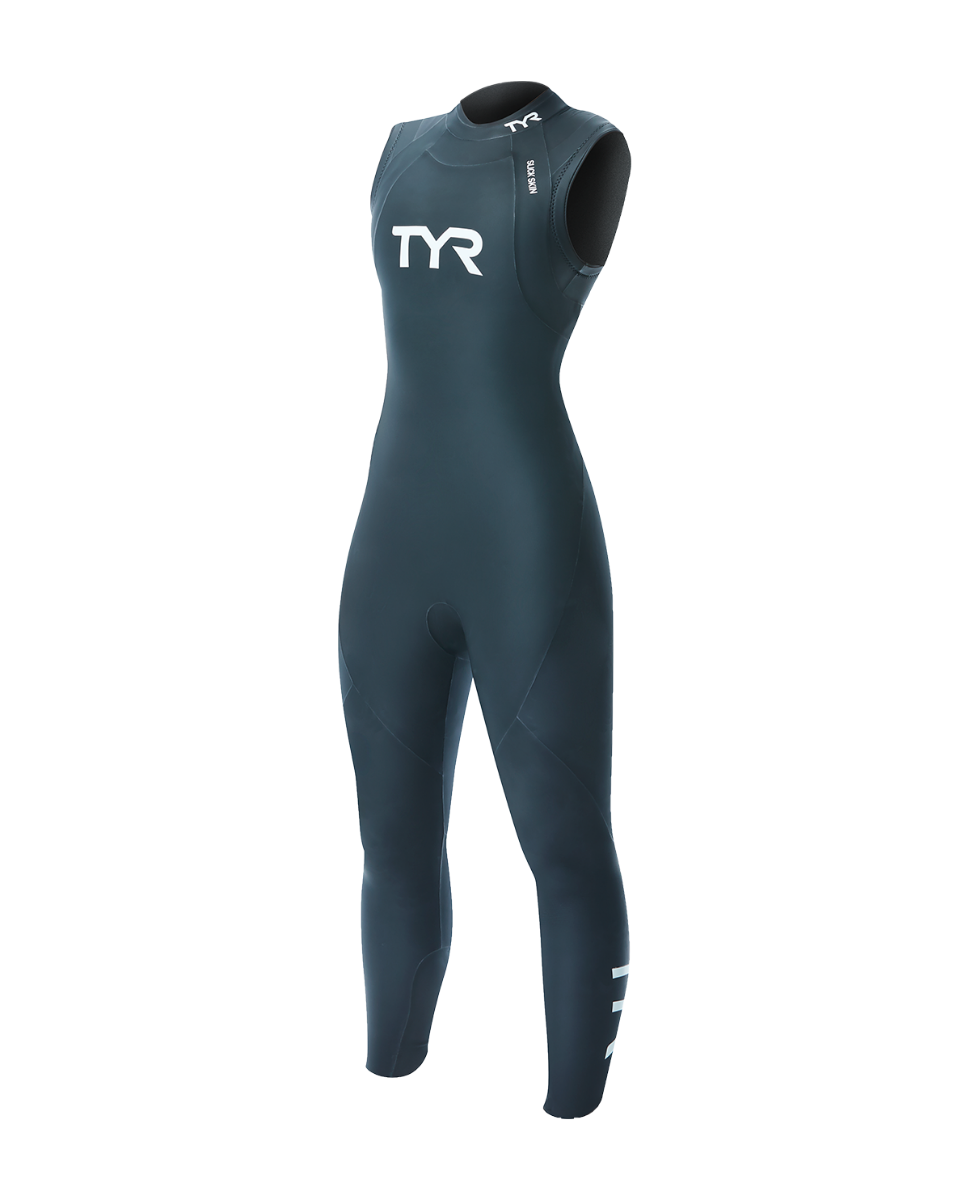 Гідрокостюм жіночий TYR Women's Hurricane Wetsuit Cat 1 Sleeveless, Чорний, M, Black