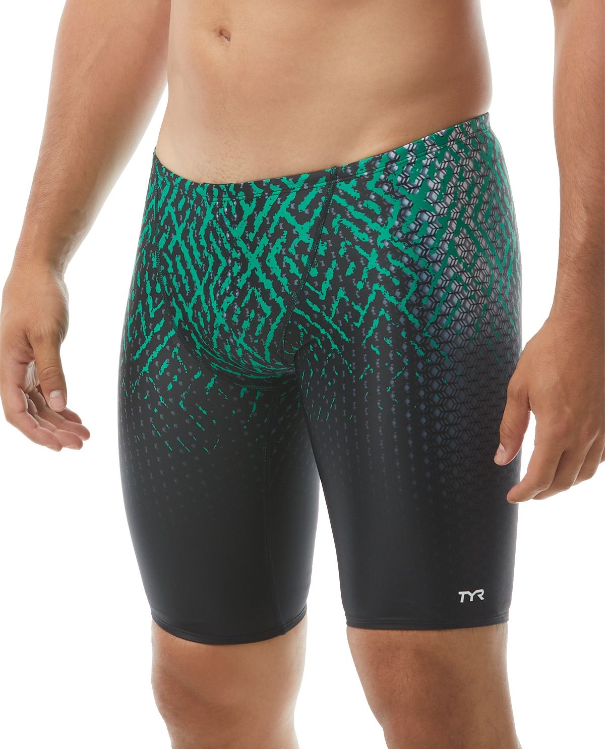 Чоловічі плавки-джаммери TYR Men’s Odyssey Jammer, Зелений, 34, Green