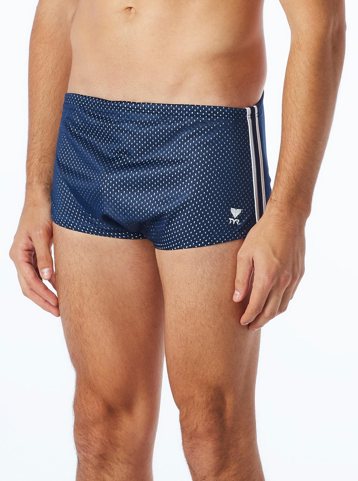 Чоловічі плавки TYR Men’s Poly Mesh Trainer, Navy, 28, Navy