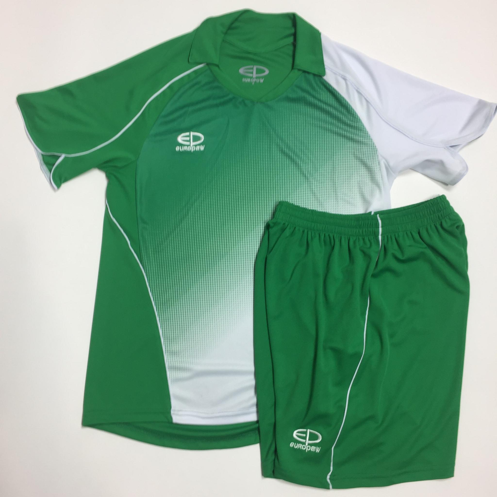 Футбольная форма Europaw 007-17 зелено-белая [XS] фото товара