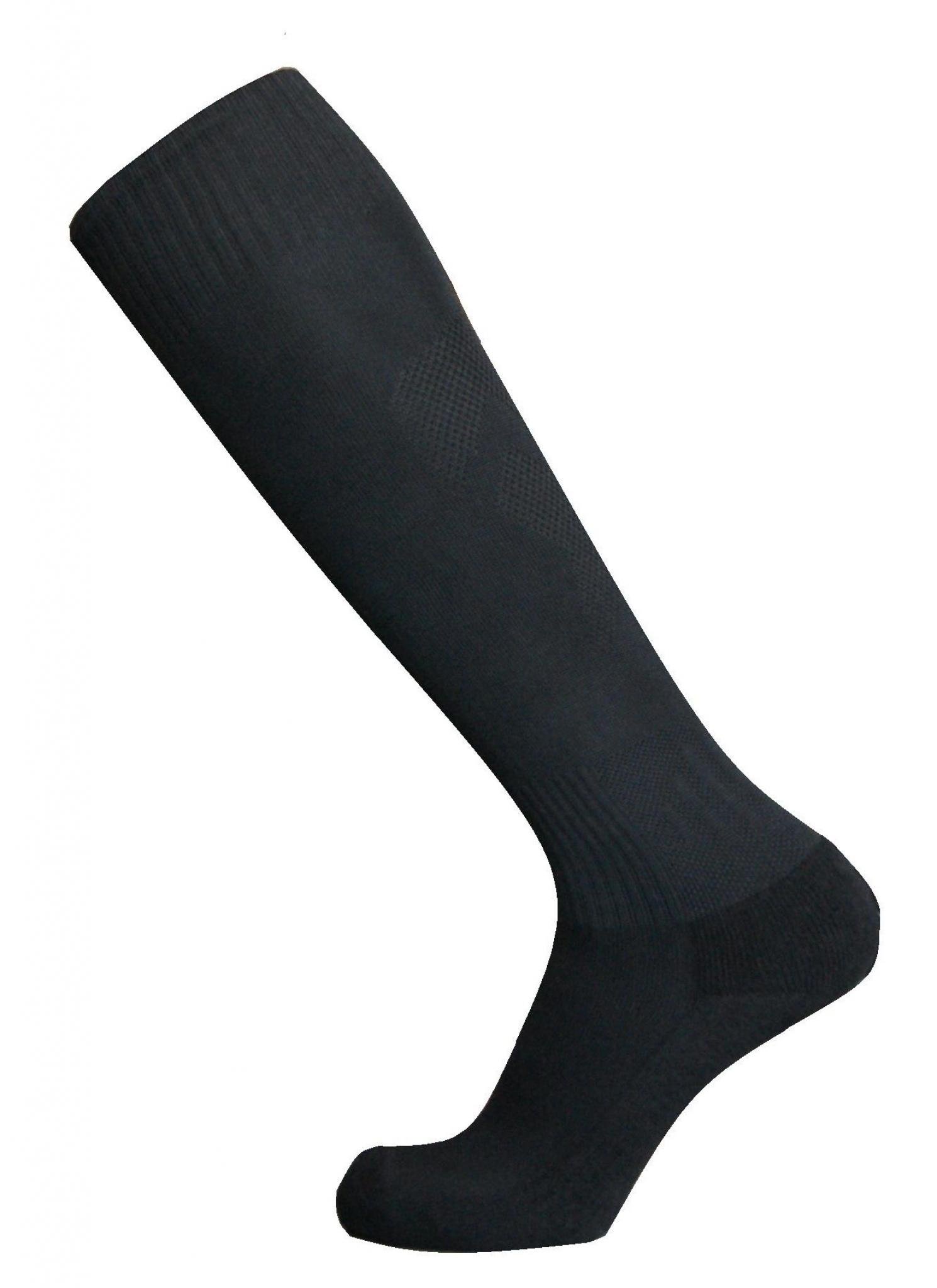 Гетры футбольные Europaw CTM-011 черные с трикотажным носком [41-45] фото товара