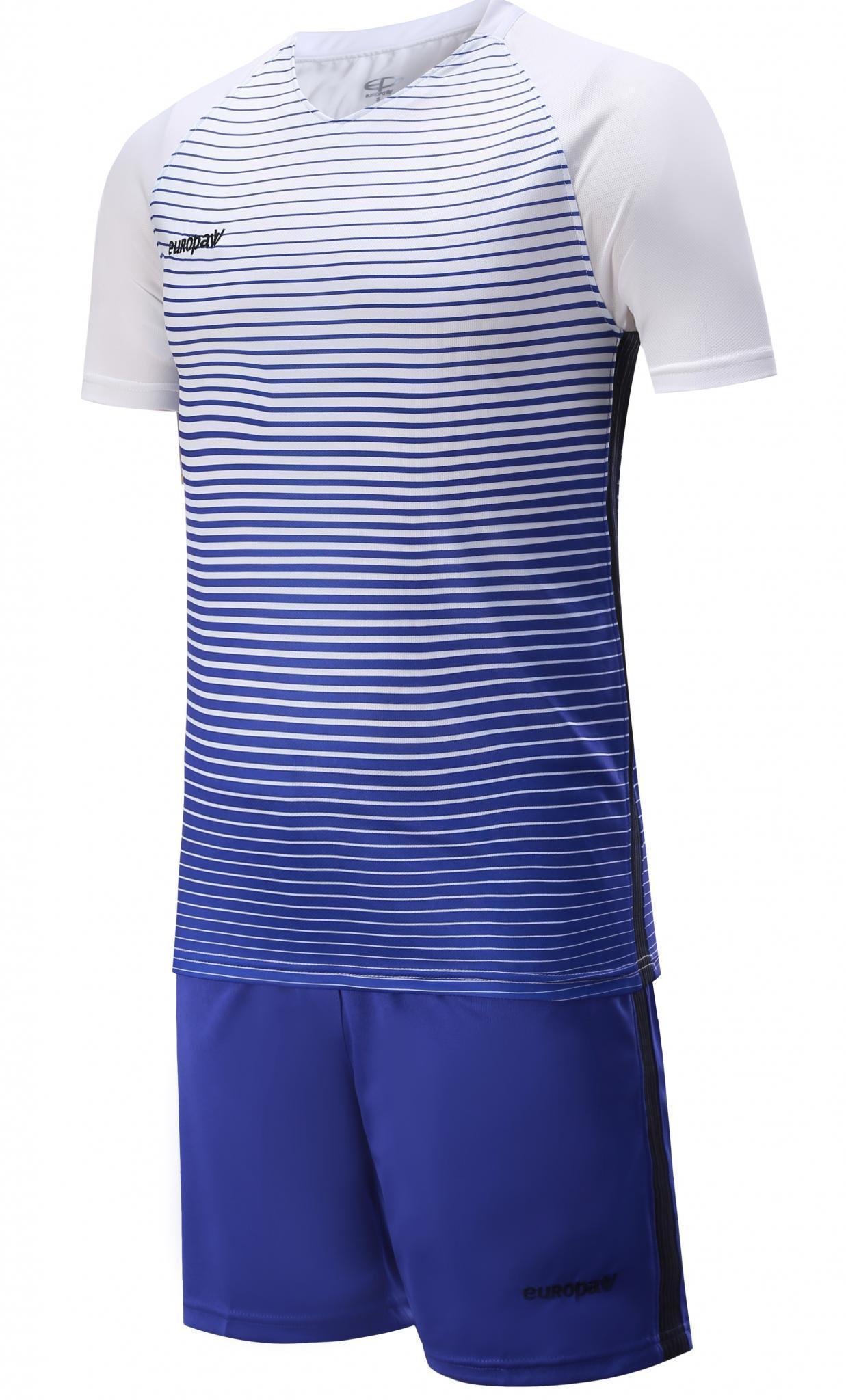 Футбольная форма Europaw 013 бело-синяя [XS] фото товару