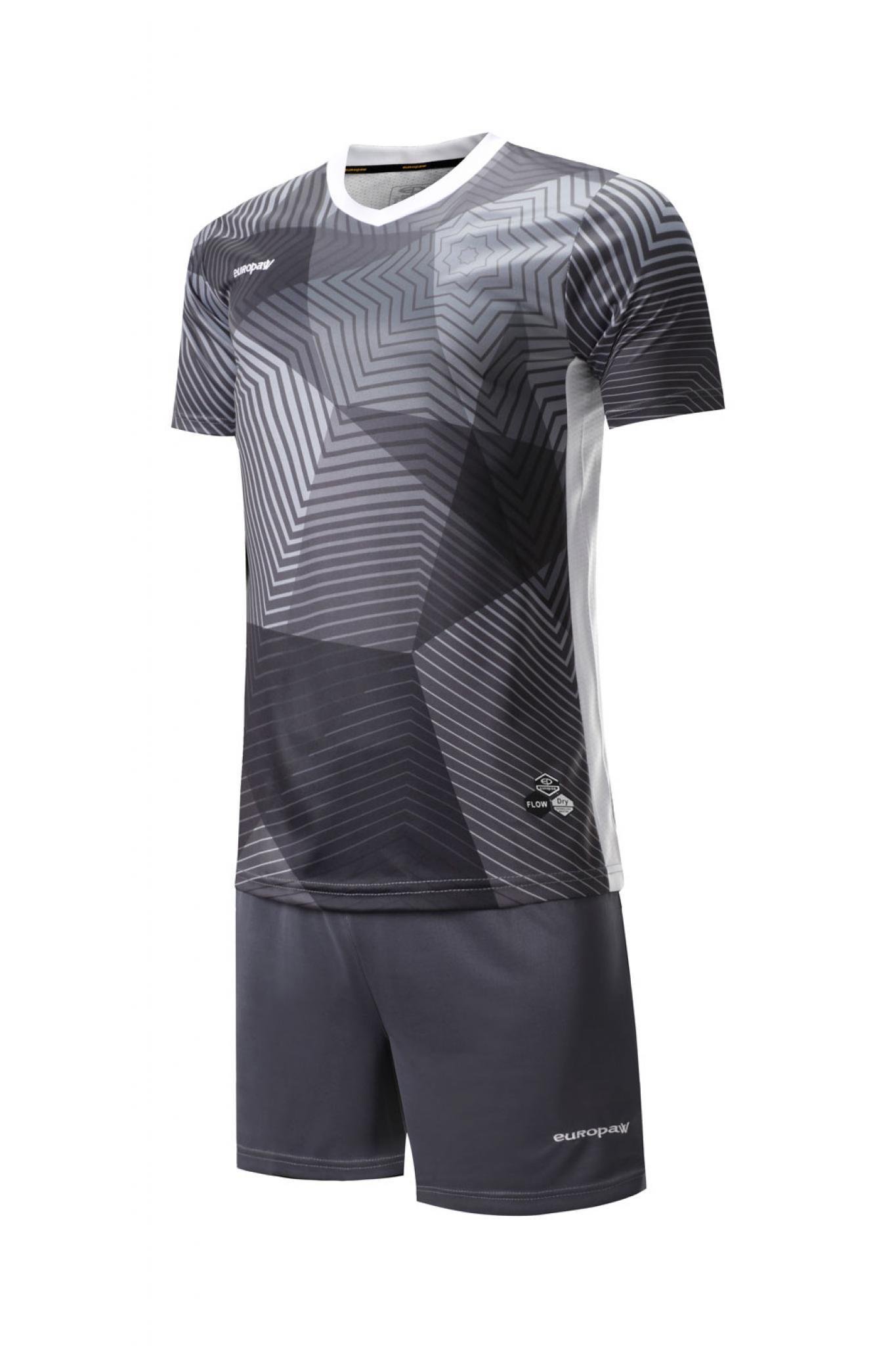Футбольная форма Europaw 025 темно-серая [S] фото товара