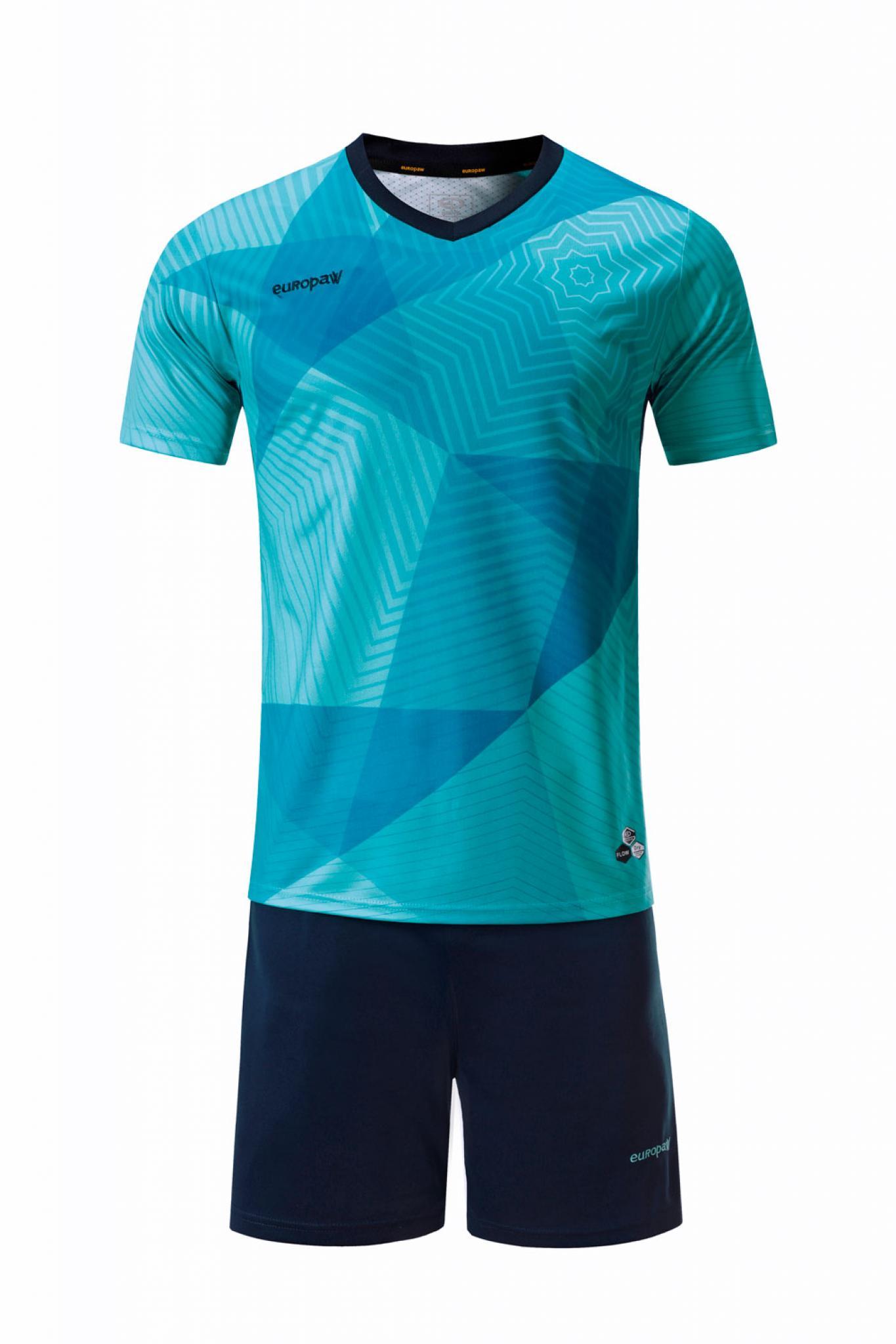 Футбольная форма Europaw 025 бирюзово-т.синяя [S] фото товара