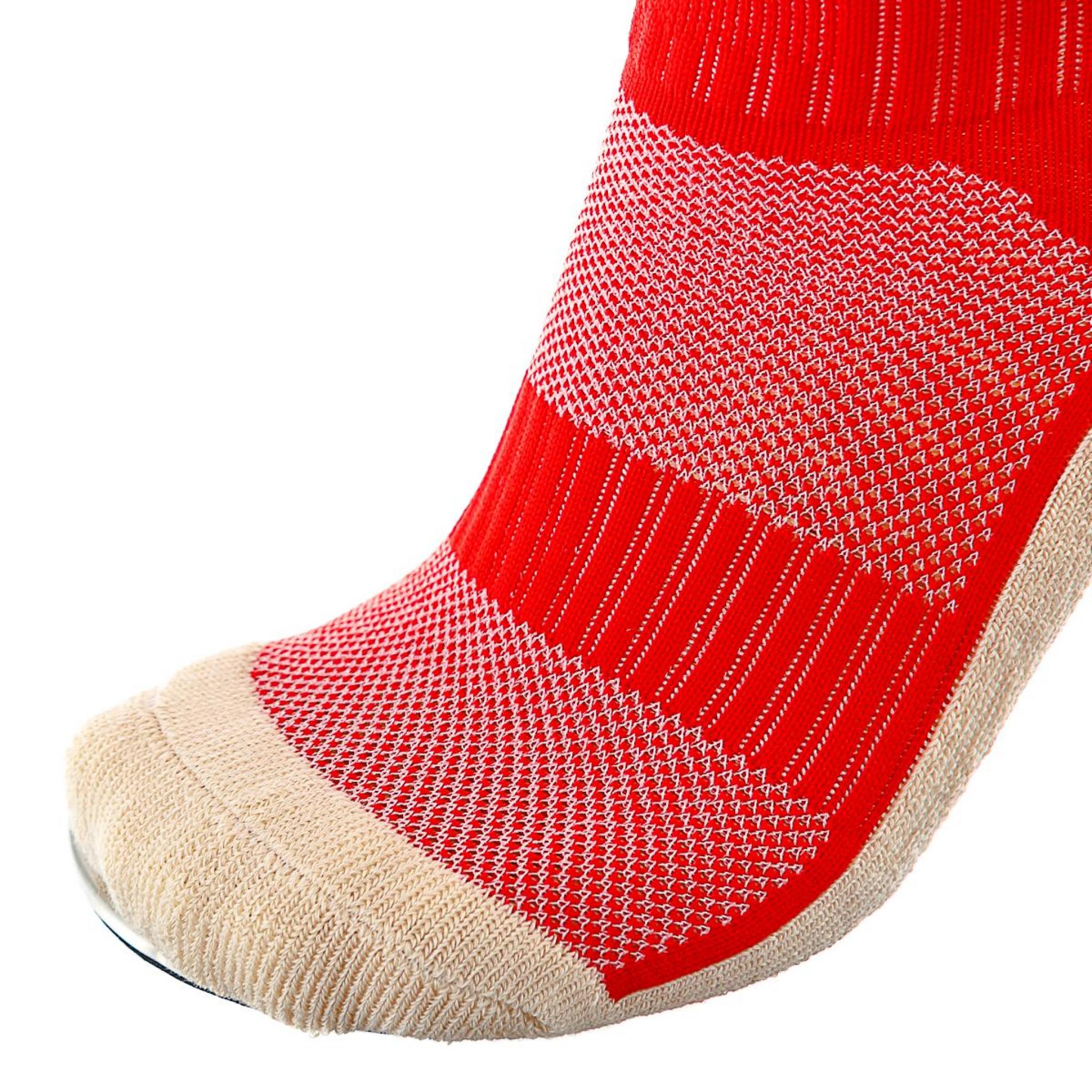 Гетры футбольные Europaw CJM610 красные [40-44] фото товару