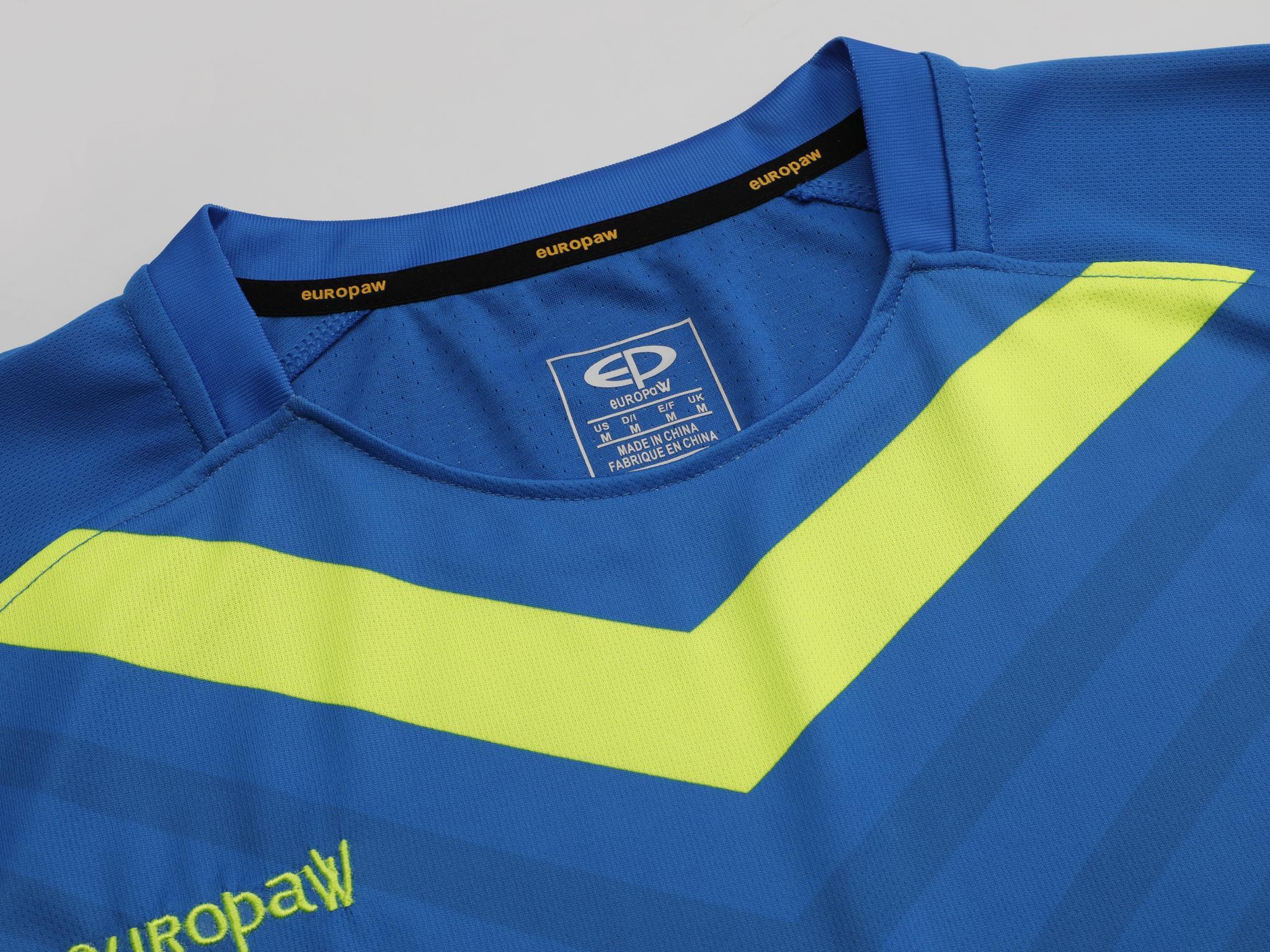 Футбольная форма детская (kid) Europaw 026 сине-салатовая [2XS] фото товару