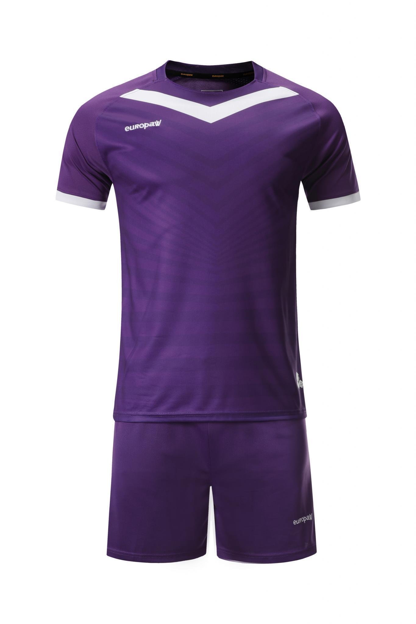 Футбольная форма детская (kid) Europaw 026 фиолетово-белая [2XS] фото товару