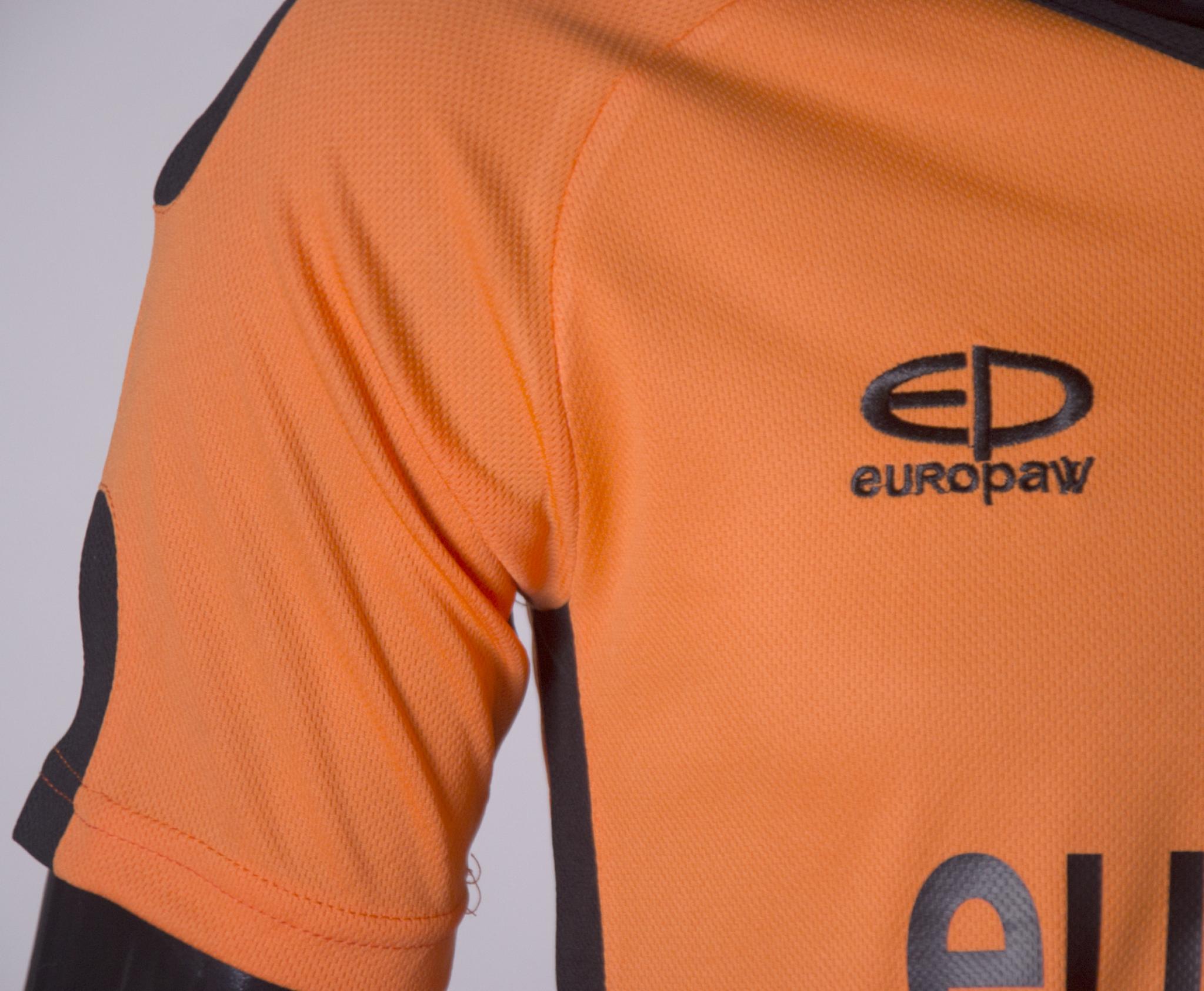 Футбольная форма Europaw 009 оранжево-черная [L] фото товару