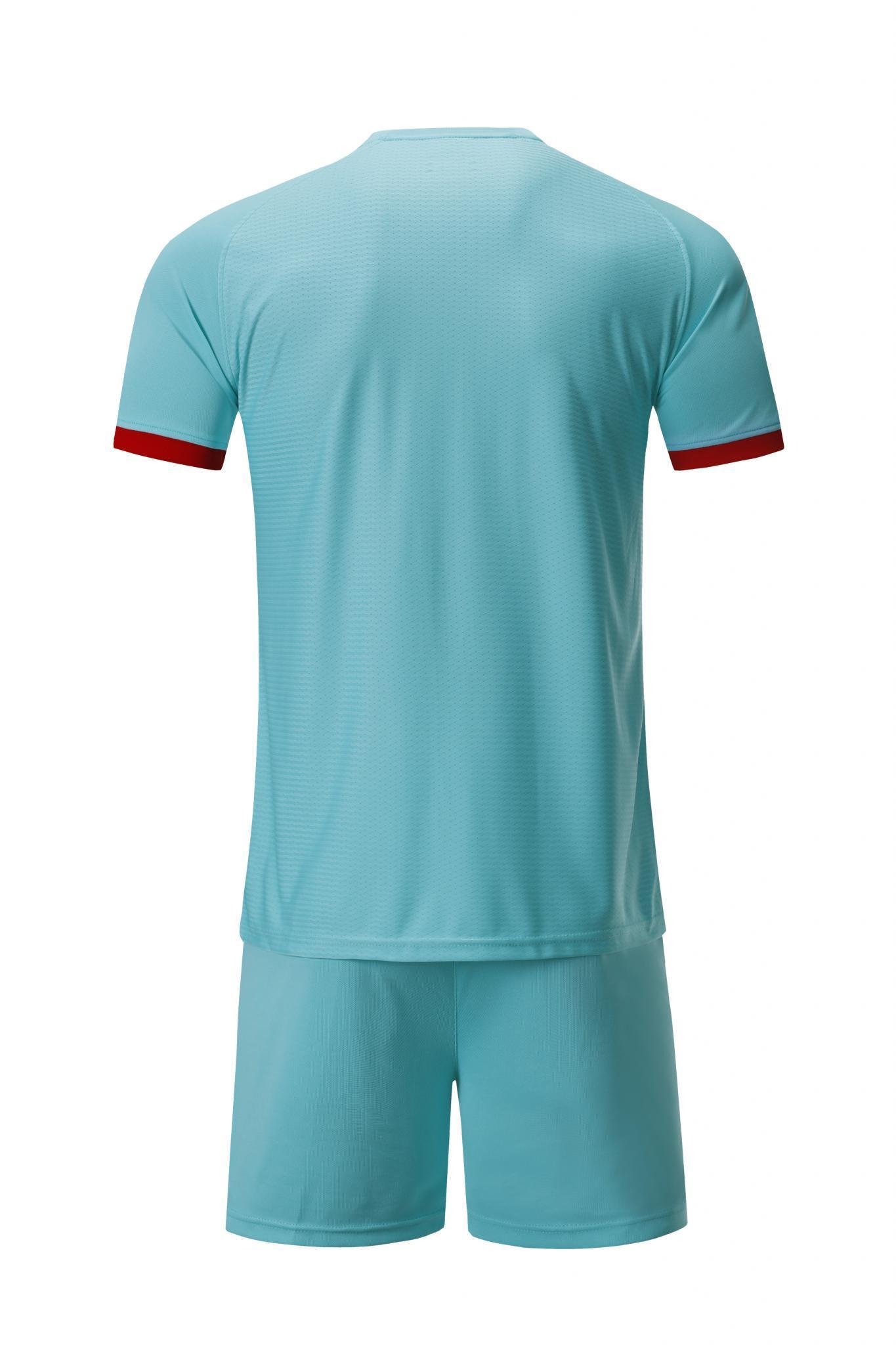 Футбольная форма детская (kid) Europaw 026 бирюзово-красная [2XS] фото товару