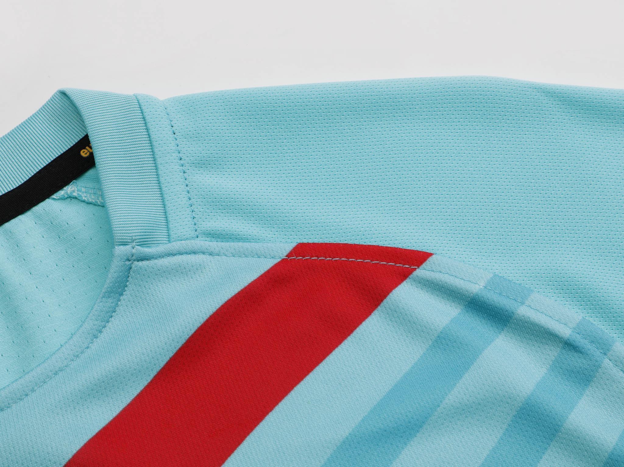 Футбольная форма детская (kid) Europaw 026 бирюзово-красная [2XS] фото товару